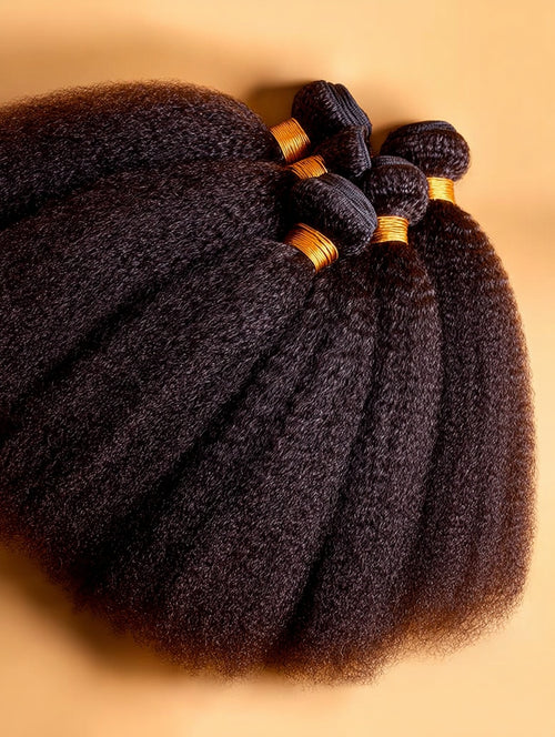 Raw Kinky Straight Hair - Bundle