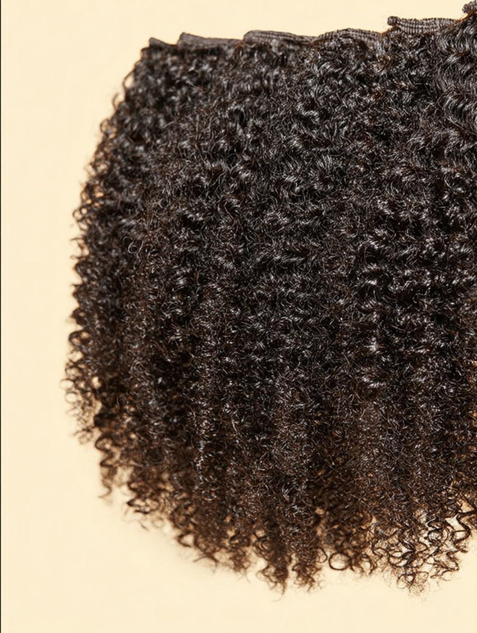Raw Kinky Curly Hair - Clip-in