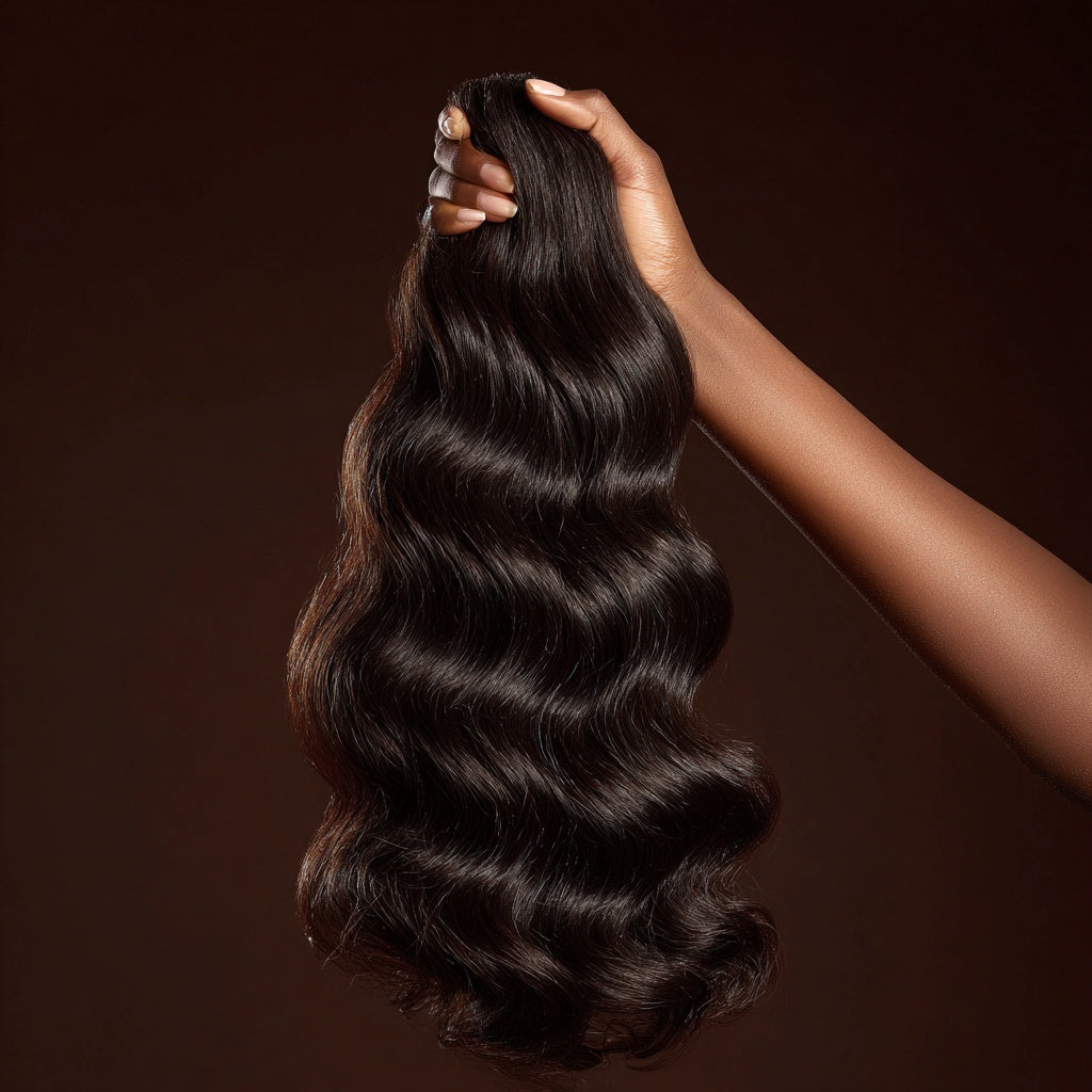 Raw Natural Wavy Hair - Bulk
