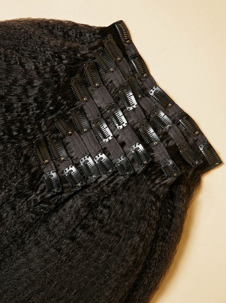 Raw Kinky Straight Hair - Clip-ins